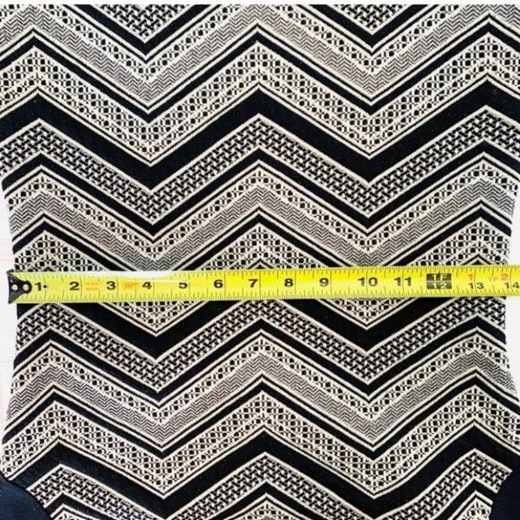 WILLOW AND CLAY BODYCON BLACK& WHITE STRETCH DRESS WOMEN SIZE MEDIUM - Picture 8 of 10